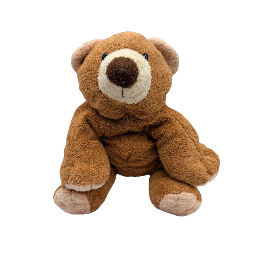 TY Pluffies Bear Slumbers Plush Vintage Tylux Floppy 9” Soft Stuffed Animal 2002
